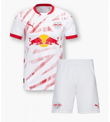 RB Leipzig Xavi Simons #10 Hjemmebanetrøje Børn 2024-25 Kortærmet (+ Korte bukser)